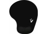Vultech Mouse Pad Tappetino Ergonomico Con Gel Per Mouse Nero