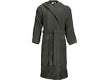 The One Towelling® T1-BH | Accappatoio Con Cappuccio - Accappatoio - Colore: Antracite - Taglia: S/M