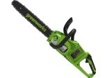 Greenworks 2 X 24 V Accu Motosega 36 Cm - Senza Batteria E Caricatore