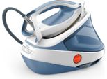 Tefal Pro Express Ultimate Ii GV9710 1,2 L Durilium Airglide Autoclean Ultra Thin Piastra Blu, Bianco