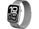 Crong Milano Steel - Cinturino In Acciaio Inossidabile Per Apple Watch 38/40/41/42 Mm (Argento)