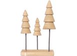 Albero Di Natale In Legno 33 Cm