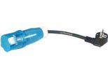 Cavo Adattatore Adaper Da Schuko A Attacco Cee Caravan Roulotte Barca 230V 3X 1,5 Mm²