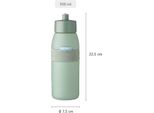 Mepal 107745015700 Mepal Trinkflasche Ellipse Nordic Blue 0,5 L