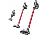 Puppyo T12 Pro Rinse Aspirapolvere Senza Filo Grigio, Rosso Senza Sacchetto
