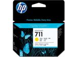 Cartuccia D'inchiostro Hp 711 Giallo CZ136A Originale In Confezione Da 3 Pezzi