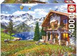Educa Puzzle Chalet Nelle Alpi 4000 Pezzi