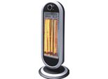 Dcg Eltronic SA9837 Riscaldatore Elettrico Per Interni Nero, Argento 900 W Riscaldatore Elettrico Alogeno Per Ambienti