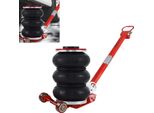 Yuenfong 3T Pneumatico Auto Jack, 6600Lbs Aria Jack Auto Pneumatico, Auto Jack Per La Riparazione, Air Jack Fino A 40 Cm Portatile, Piattaforma Di Sollevamento Pressione D'aria, Rosso