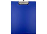 Lebez 5170-BL Portablocco A4 Metallo, Cloruro Di Polivinile (Pvc) Blu