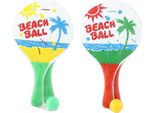 Set Di Palloni Da Spiaggia In Legno Massamarkt In Rete