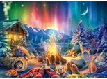 Schmidt Spiele Puzzle Lagerfeuerromantik Unterm Sternenhimmel, Standard, Erwachsenenpuzzle, 1000 Teile, 59787