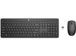 Hp Combo Tastiera E Mouse Wireless 235 Nero