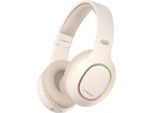 Trevi Dj 12E60 Bt Cuffie Ad Archetto Con E Senza Fili Per Chiamate/Musica Usb Type-C Bluetooth Colore Crema