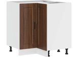 Vidaxl Base Ad Angolo Per Cucina Porto Brown In Legno Effetto Rovere