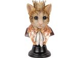 Clayre & Eef Figura Decorativa Gatto 37 Cm Plastica Marrone