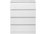 Cassettiera Con 4 Cassetti Credenza Bianca Credenza Legno