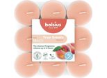 Lampade Profumate, Pesca, True Scents, Bolsius, Ø39 Mm, Tempo Di Combustione Circa 6H, 18 Pezzi Per Confezione