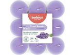 Lampade Profumate, Lavanda Francese, True Scents, Bolsius, Ø39 Mm, Durata Di Combustione Circa 6H, 18 Pezzi Per Confezione