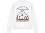 Yellowstone - Felpa "For The Brand"" Per Uomo/Donna Unisex TV12195 (L) (Bianco)"