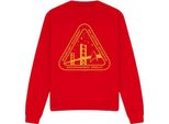 Star Trek - Felpa "Accademia D'oro"" Per Uomo/Donna Unisex TV12355 (M) (Rosso)"