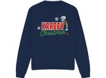 Spongebob Squarepants - Felpa "Krabby Christmas"" Per Bambini/Ragazzi Unisex TV12614 (L) (Marineblau)"