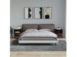 The Living Store Comodini 2 Pz. Rovere Fumé 40X35X50 Cm