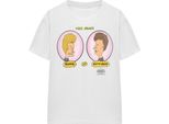 Beavis & Butthead - Maglietta "Heads In Ovals"" Per Bambini/Donne Unisex TV15482 (M) (Weiß)"