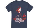 Top Gun - Maglietta "Wingman Goose"" Per Uomo/Donna Unisex TV15227 (Xxl) (Blu Navy)"
