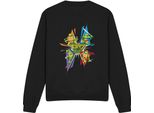 Teenage Mutant Ninja Turtles - Felpa "Turtle Power"" Per Bambini/Ragazzi Unisex TV12760 (Xl) (Schwarz)"