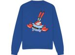 Spongebob Squarepants - Felpa "Mr Krabby"" Per Uomo/Donna Unisex TV12831 (L) (Blu Reale)"
