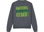Spongebob Squarepants - Felpa "Haters Gonna Hate"" Per Uomo/Donna Unisex TV12780 (L) (Charcoal)"