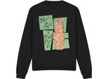 Ren & Stimpy - Felpa "No Sir I Don't Like It"" Per Uomo/Donna Unisex TV12724 (Xl) (Nero)"