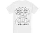 Beavis & Butthead - Maglietta "Couch"" Da Uomo TV6293 (Xxl) (Bianco)"