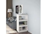 Vidaxl Libreria/Divisorio Bianco 60X35X103 Cm In Pino Massiccio - Libreria - Librerie - Libreria In Legno - Divisorio Per Ambienti