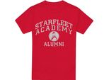 Star Trek - Maglietta "Alumni"" Da Uomo TV5947 (Xxl) (Rosso)"