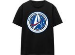 Star Trek: Discovery - Maglietta "Starfleet Command"" Per Uomo/Donna Unisex TV16127 (L) (Nero)"
