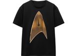 Star Trek: Discovery - Maglietta "Command Shield"" Per Uomo/Donna Unisex TV16113 (L) (Nero)"