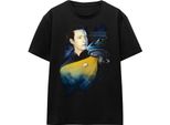 Star Trek - Maglietta "25Th"" Per Uomo/Donna Unisex TV16101 (L) (Nero)"