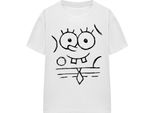 Spongebob Squarepants - T-Shirt Unisex Uomo/Donna TV16018 (Xl) (Bianco)