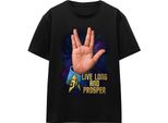 Star Trek - Maglietta "Llap 50"" Per Uomo/Donna Unisex TV16189 (L) (Nero)"