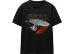 Star Trek - Maglietta "Enterprise"" Per Uomini/Donne Unisex TV16222 (M) (Nero)"