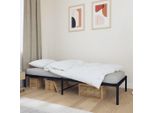 Vidaxl Struttura Letto In Metallo Nero 90X190 Cm - Struttura Letto - Cornici Letto - Struttura Letto - Letto
