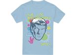 Star Trek - Maglietta Da Uomo TV13508 (M) (Azzurro)
