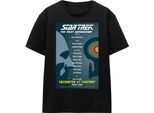 Star Trek - Maglietta "The Next Generation Stagione 1 Episodio 1"" Per Uomo/Donna Unisex TV16287 (Xxl) (Nero)"