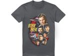 Star Trek - Maglietta "Classic Crew"" Da Uomo TV13465 (L) (Charcoal)"