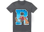Ren & Stimpy - Maglietta "R Is For Ren"" Da Uomo TV6504 (M) (Charcoal)"