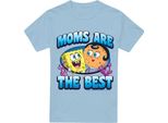 Spongebob Squarepants - Maglietta Da Uomo "Le Mamme Sono Le Migliori"" - Festa Della Mamma TV6389 (3XL) (Azzurro)"