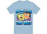 Spongebob Squarepants - Maglietta Da Uomo "Le Mamme Sono Le Migliori"" - Festa Della Mamma TV6389 (Xl) (Azzurro)"