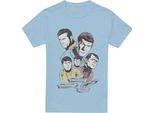Star Trek - Maglietta Da Uomo TV13588 (M) (Azzurro)